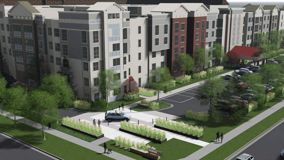 Digital Rendering of Promontory Building